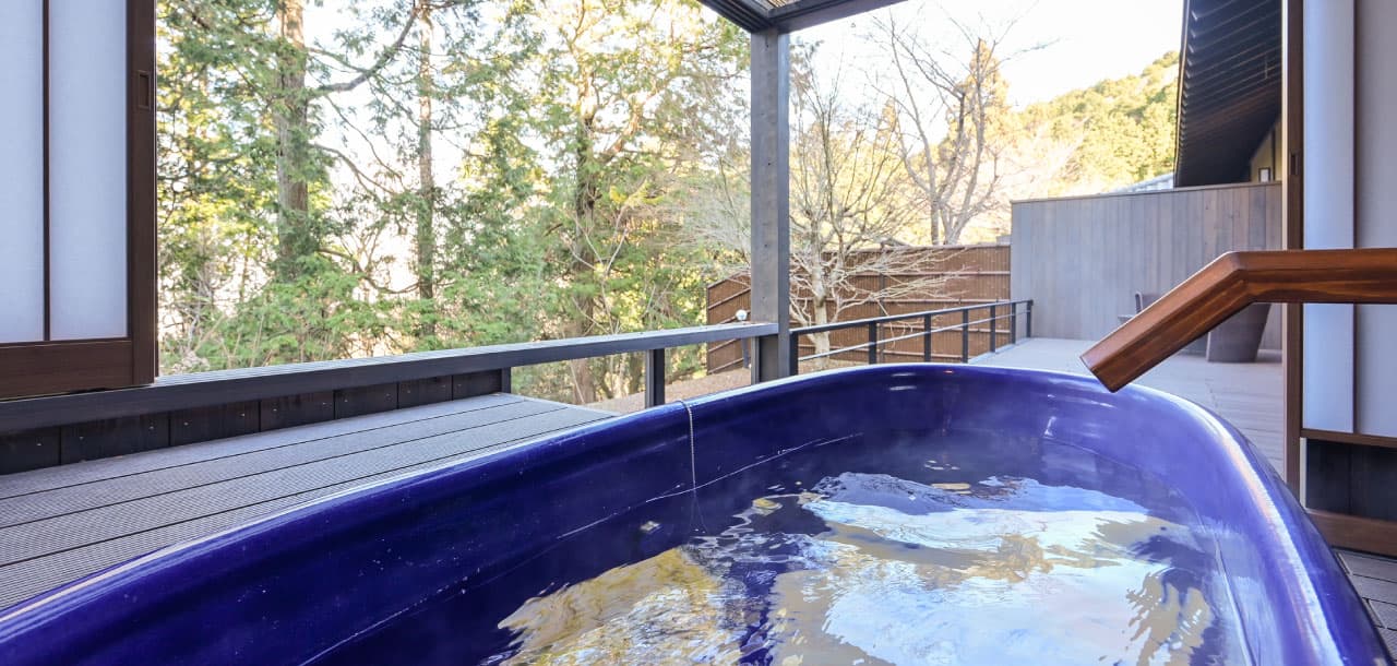 100% Natural Gamagori Onsen in Every Room