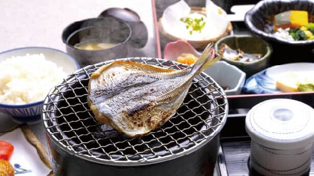 화로에 굽는 조식
