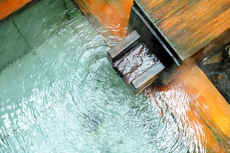 A Hinoki Open-Air Bath in Every Room