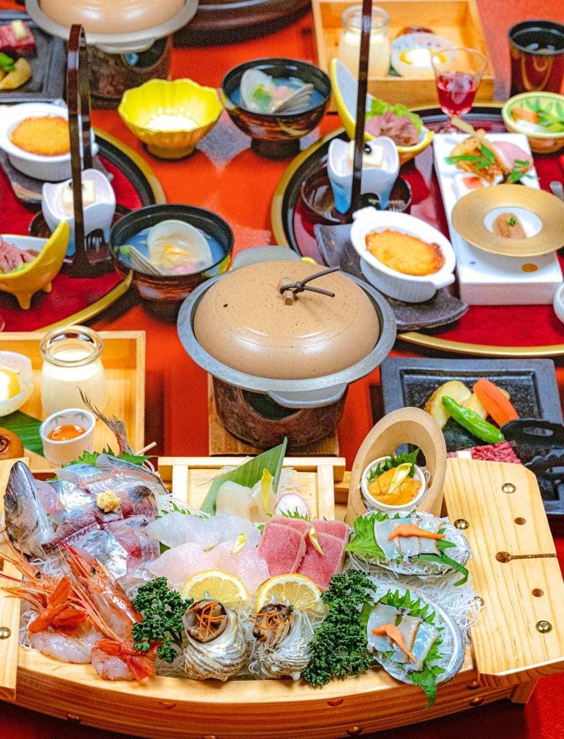 客房内享用的怀石料理