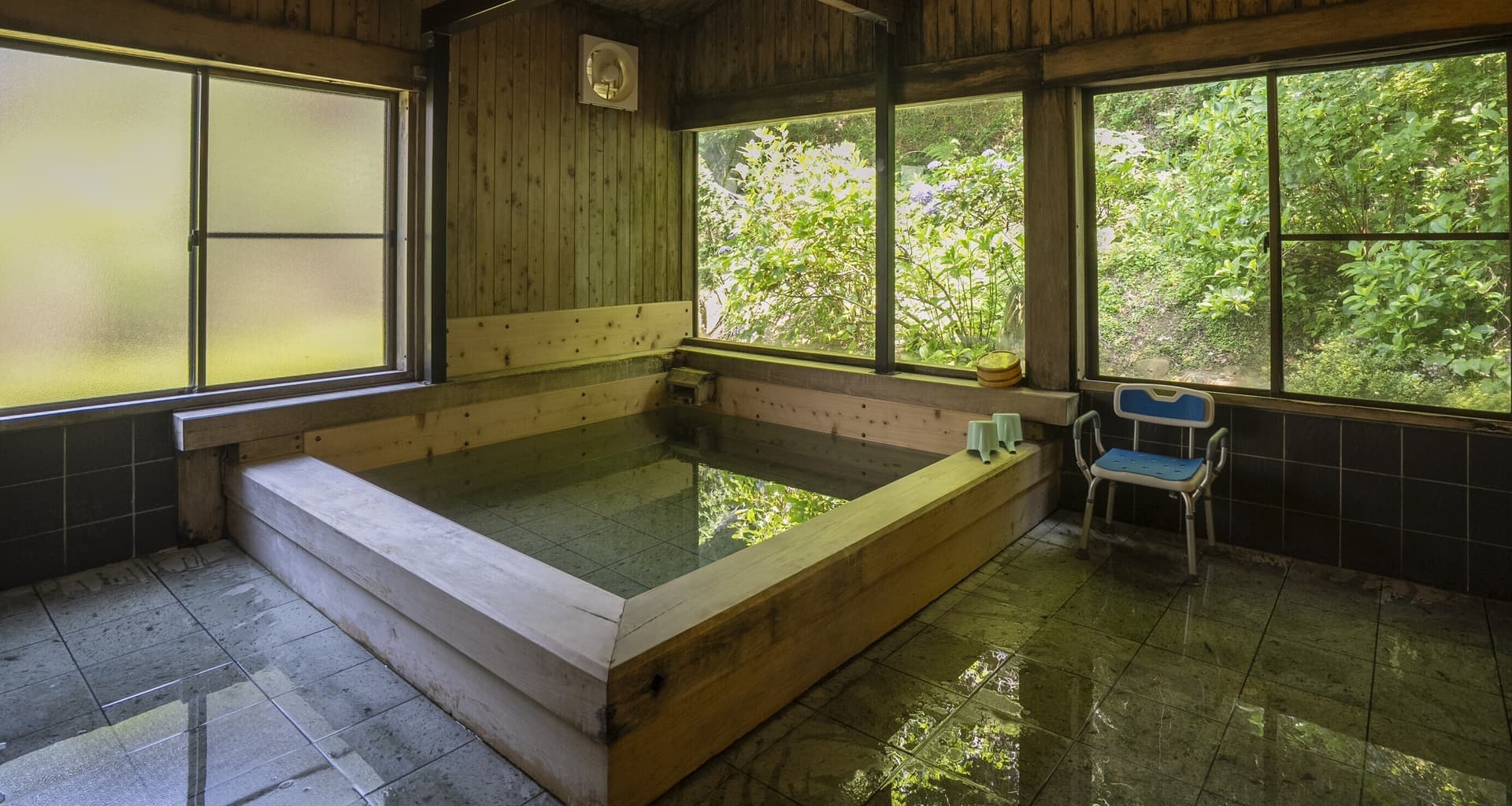 Another Bath Facing the Greenery