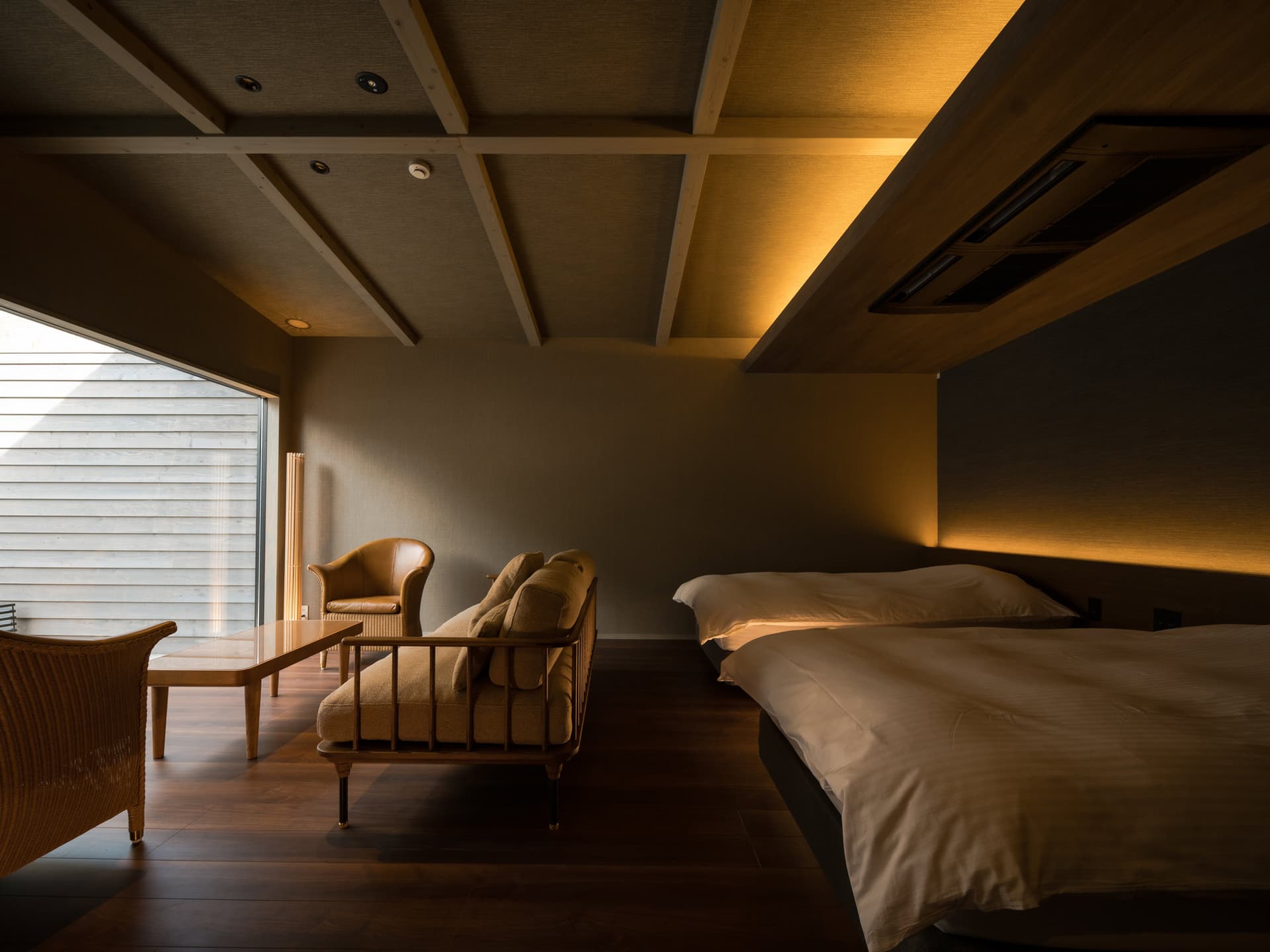 A Bedroom Facing the Mountains