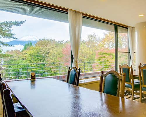 A Restaurant with Mt. Fuji Views