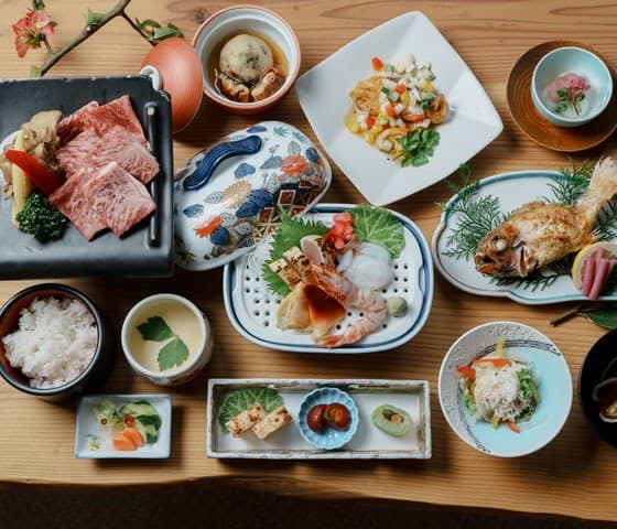 Iwami Wagyu and Nodoguro Kaiseki