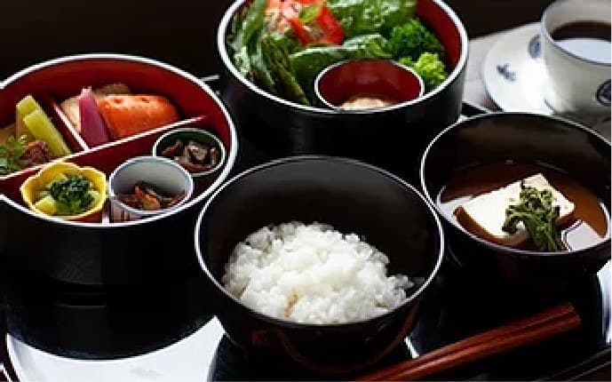 고모로의 아침을 담은 조식