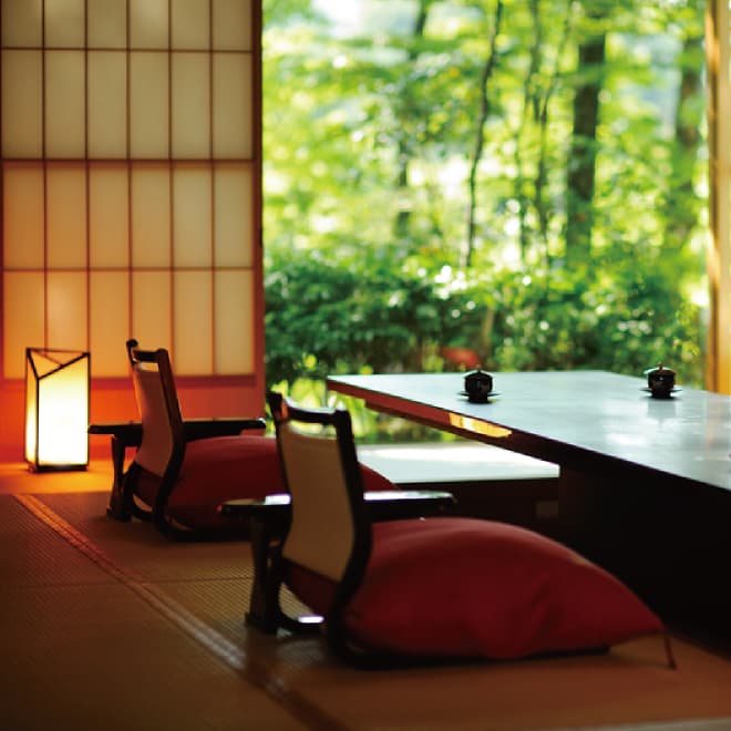 Rooms with Open-Air Baths