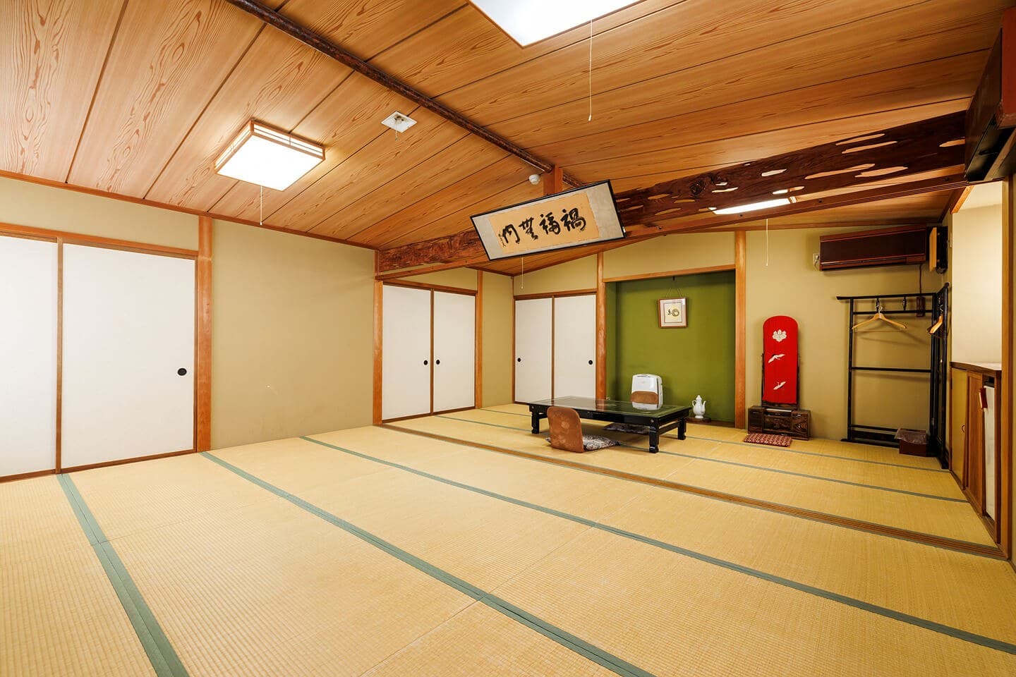 인원과 목적에 맞춘 다양한 다다미방