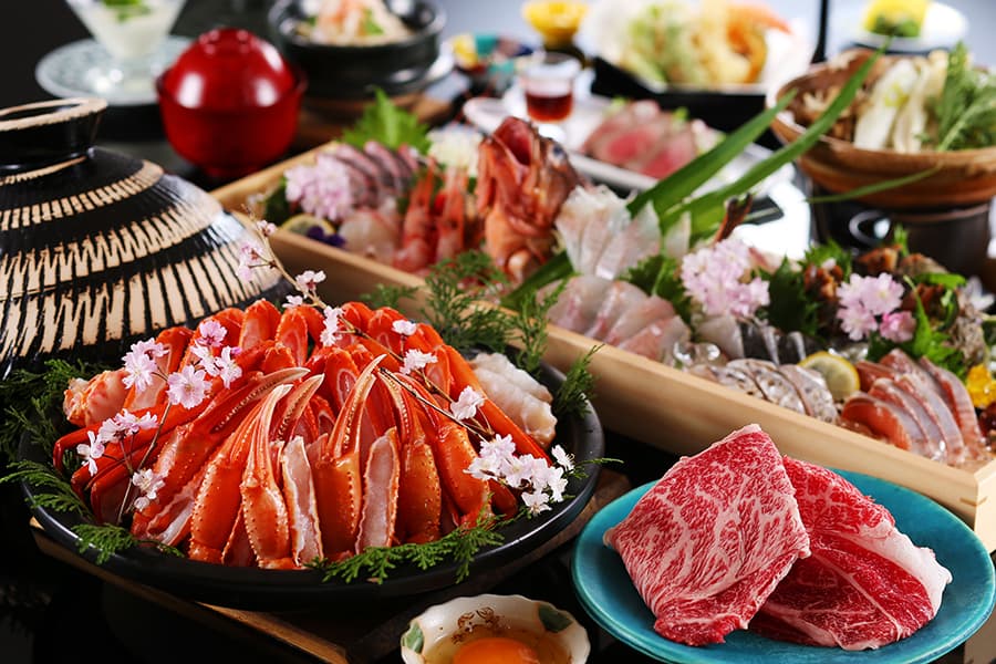 단고의 카니(게) 요리