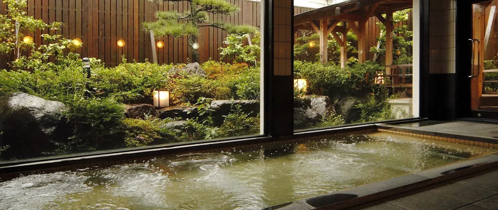 The Open-Air Bath of Takasu Onsen