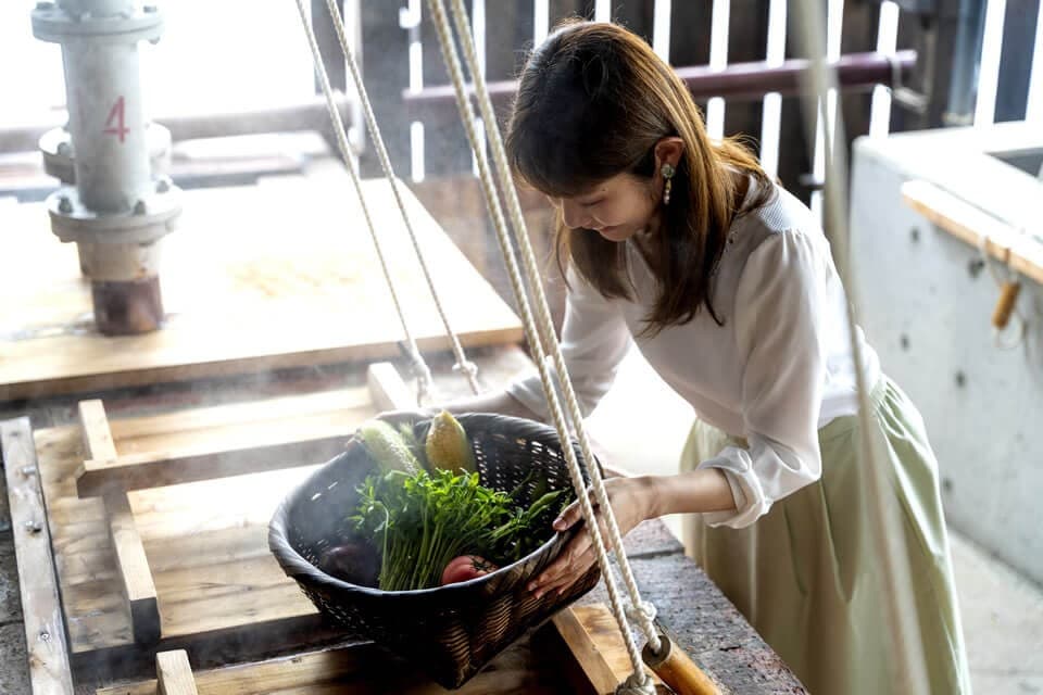 Jigokumushi, the onsen you can eat