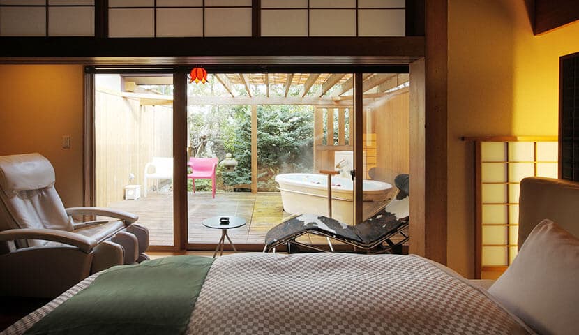 Rooms with Private Open-Air Baths