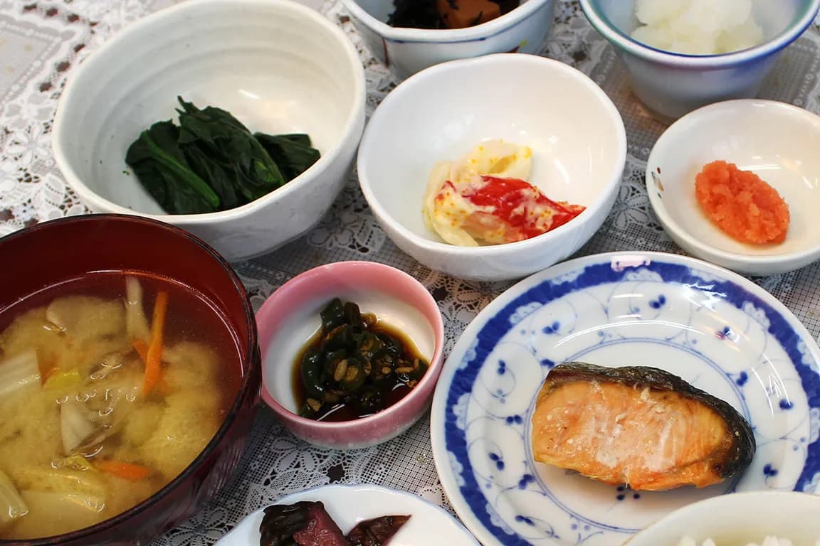 홋카이도 아침 밥상