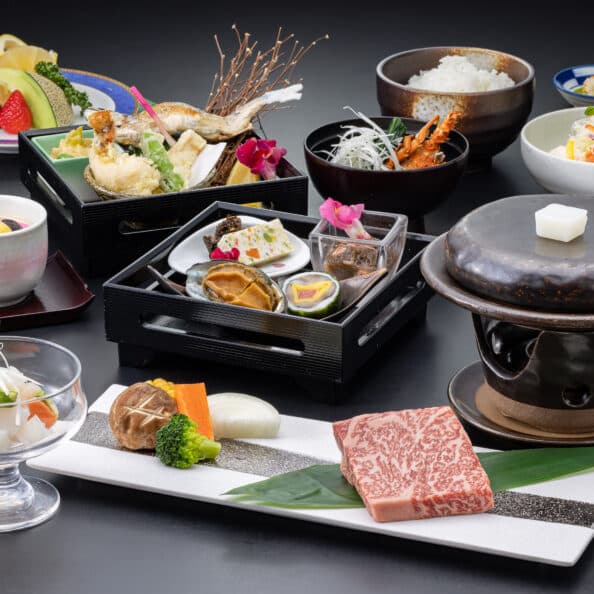 Sirloin steak kaiseki