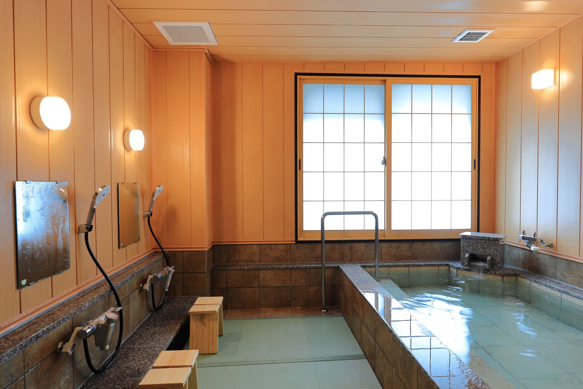 Private baths