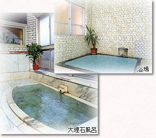 A 1915 Marble Bath Under Stained Glass