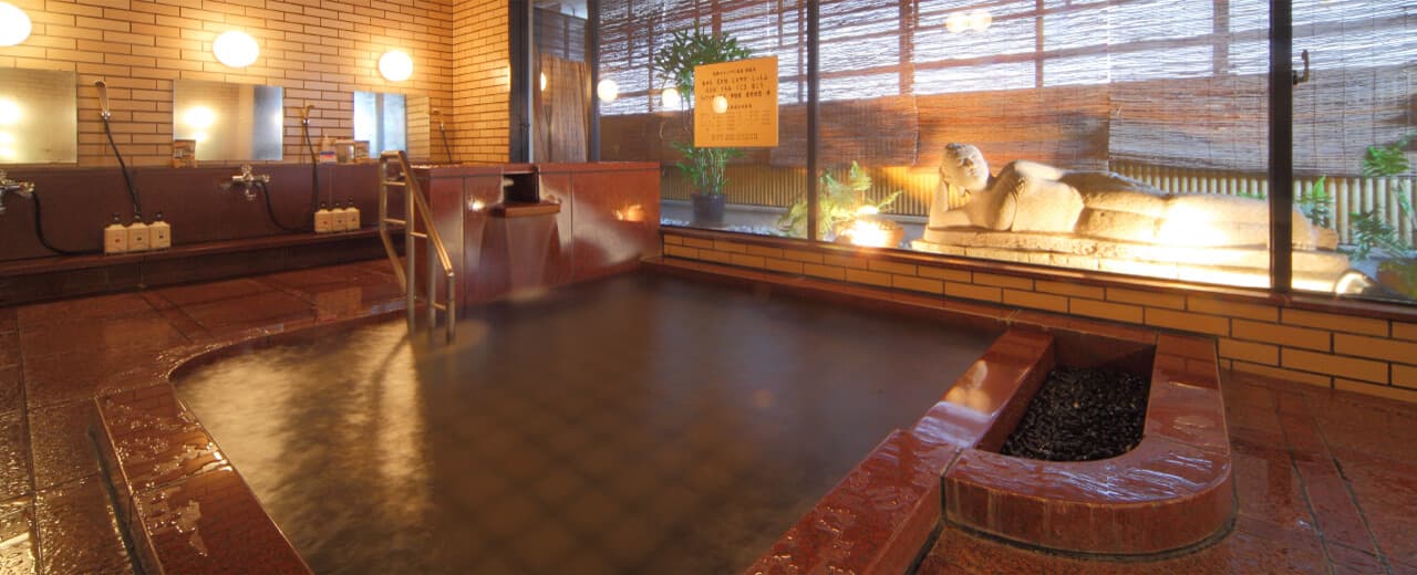 Slate-Floored Main Baths