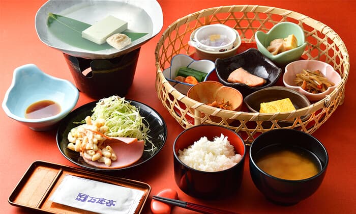 아침의 정성, 일식 한 상