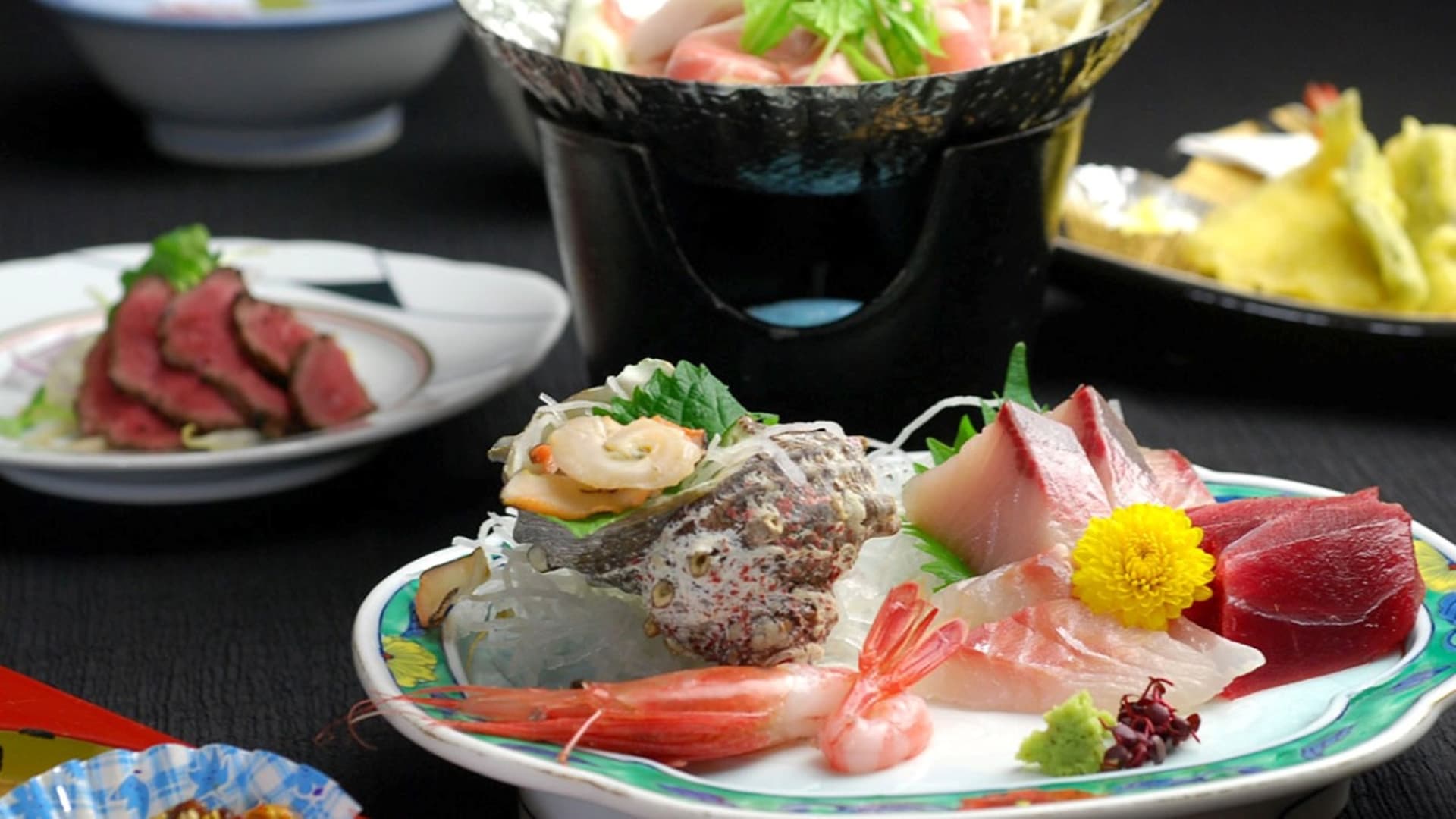 Kaiseki from Noto's Sea and Hills