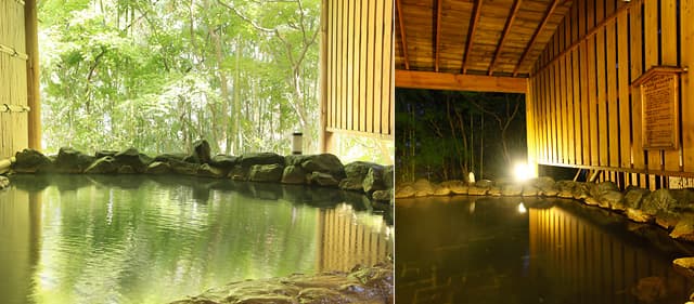 The cave bath and two more