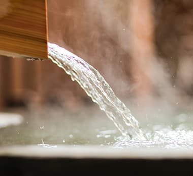 The sense of flowing water