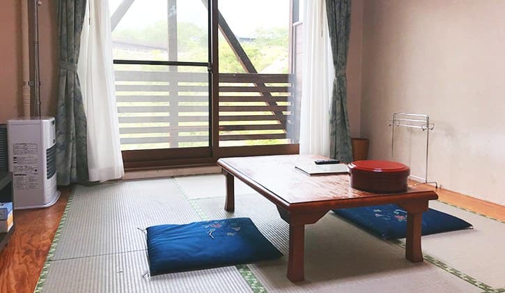 산 전망의 아늑한 양실