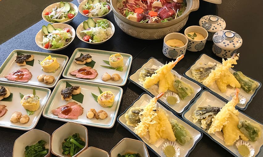 산촌 식재와 지비에