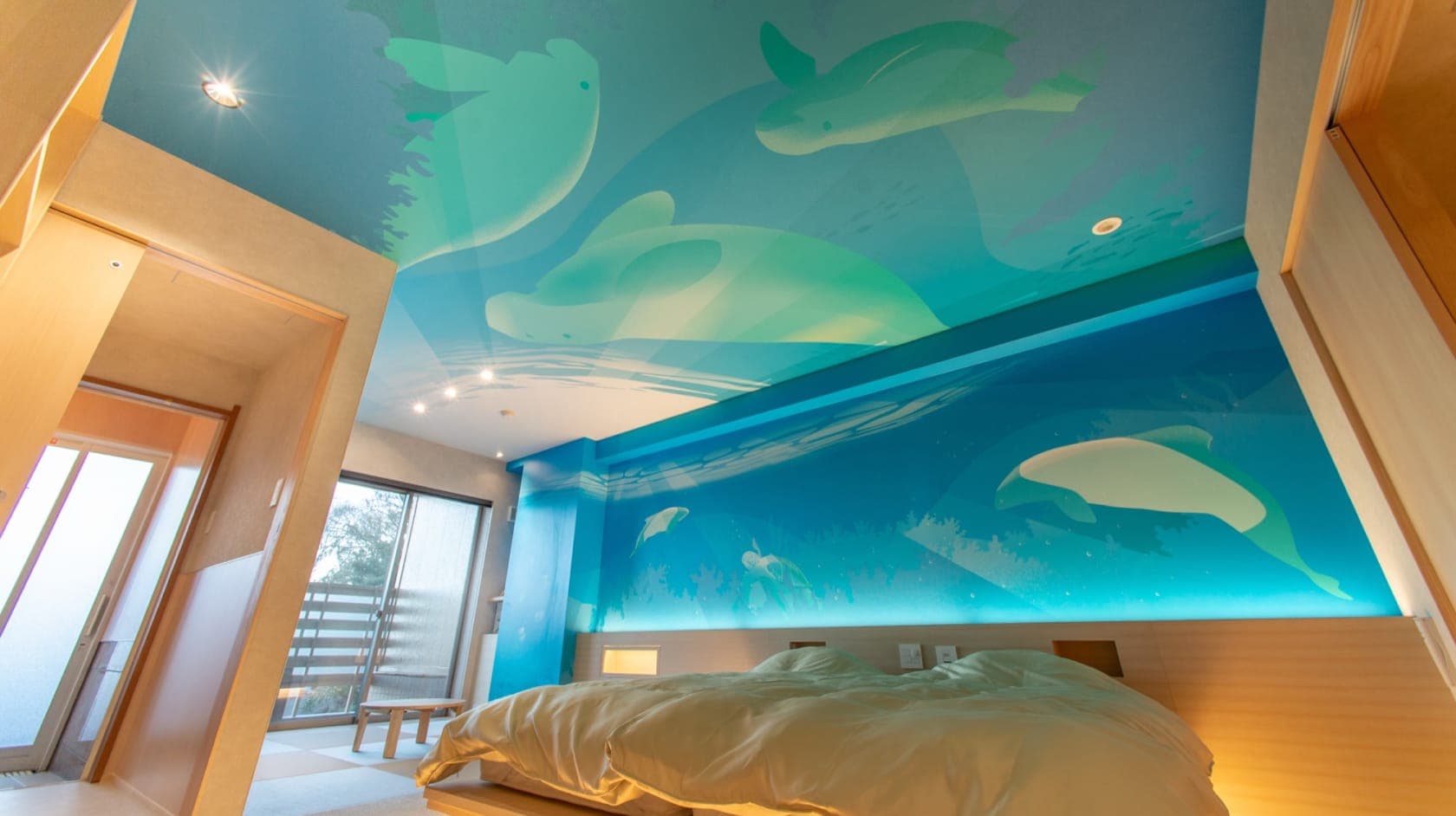 Toba Aquarium collaboration rooms