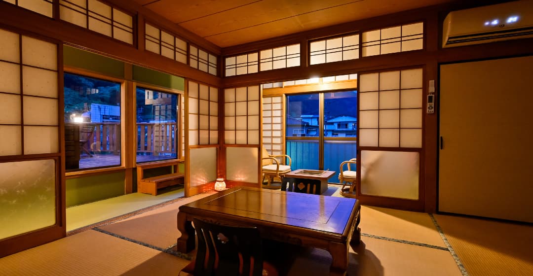 A Terrace Room Above the River