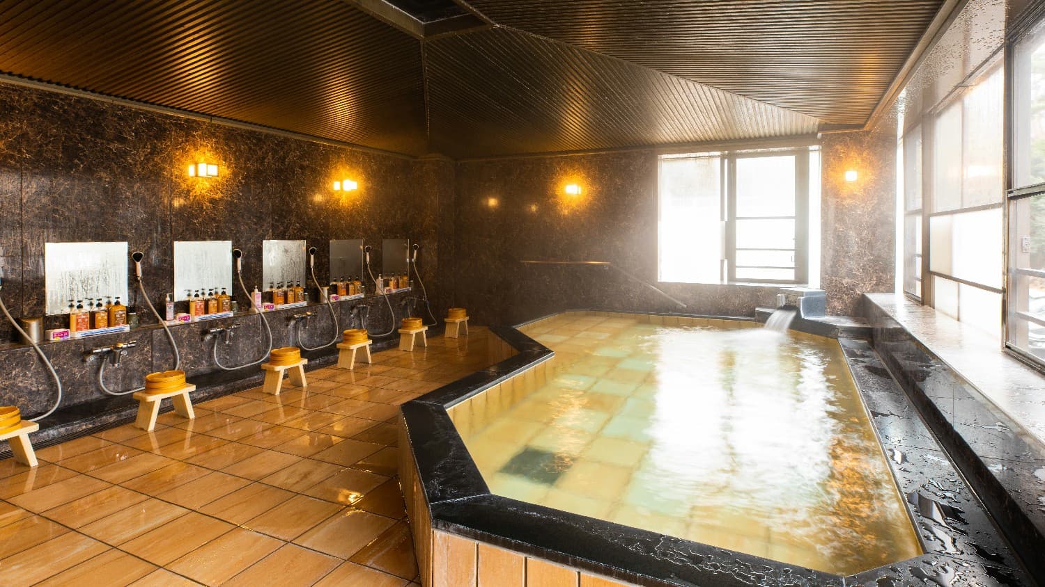 A Hinoki Bath Hall Framing Gozaisho