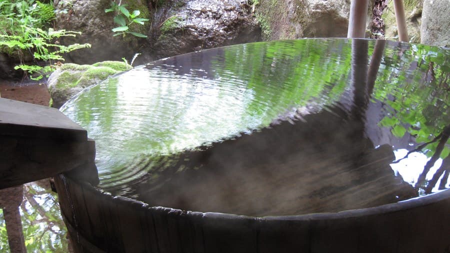 The ease of a private bath
