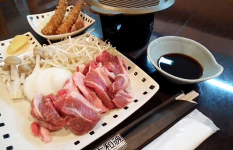 홋카이도 식재료로 차린 정식