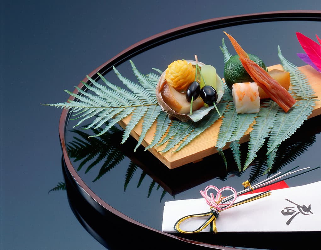 Kaga cuisine, properly served