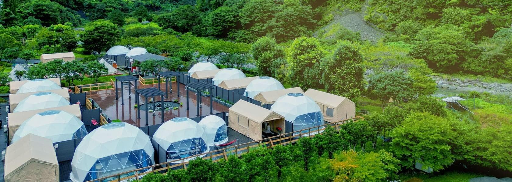 Dome Glamping with a Private Bath