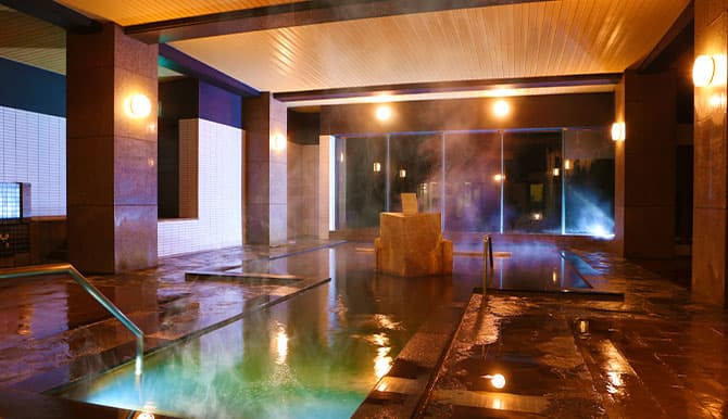 Shiro-yu, the hot cloudy water in the annex