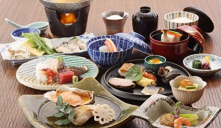 Hiroshima oysters and Inland Sea kaiseki