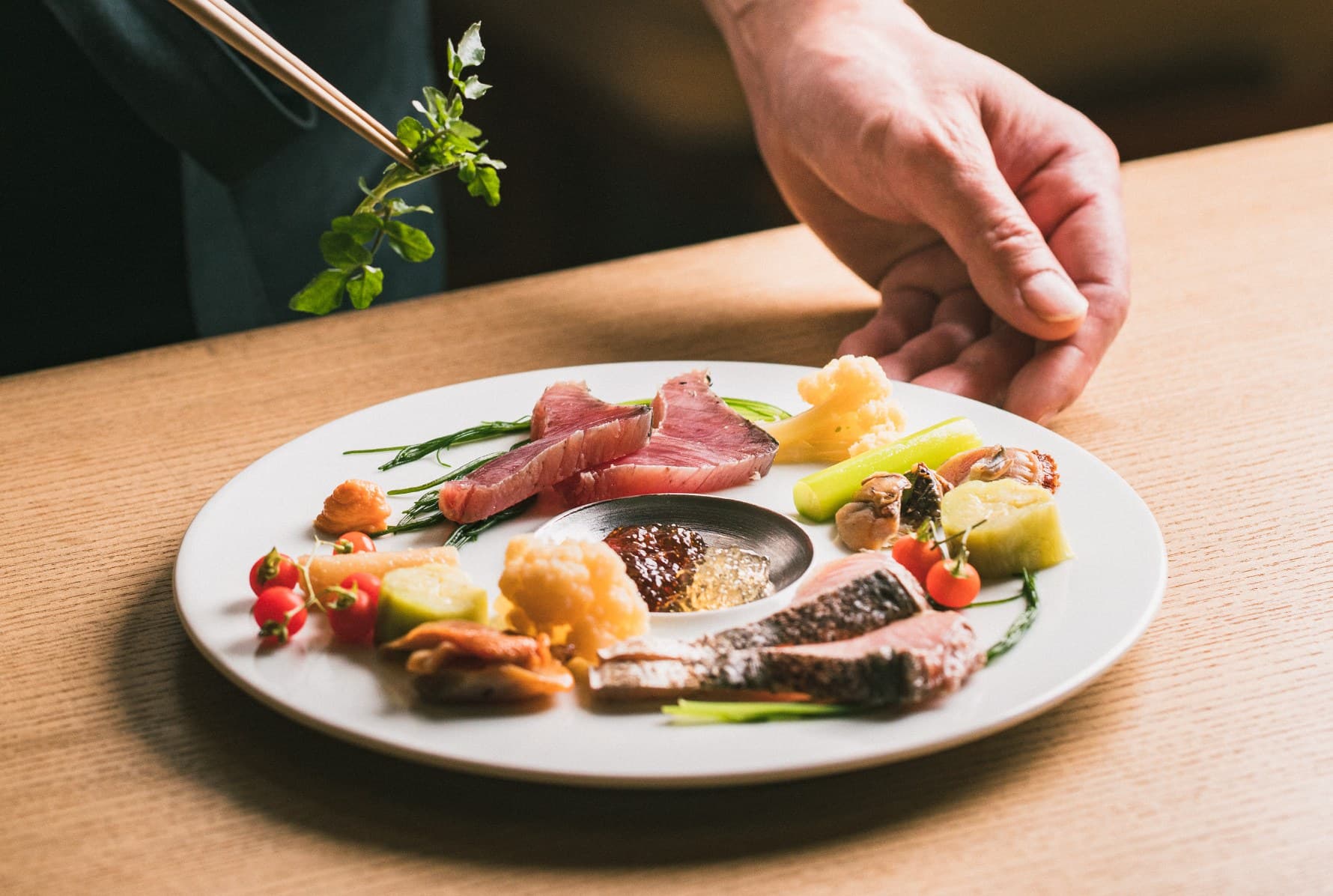 Kaiseki Built on Contracted Farms' Harvest