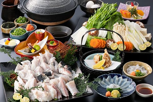 살짝 녹는 복어 풀코스