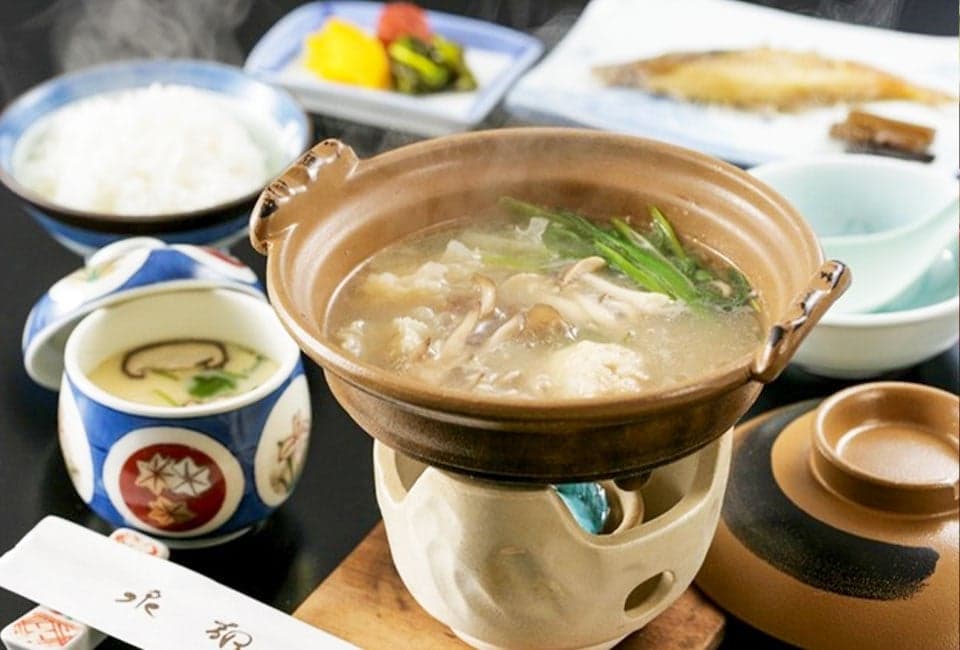 엄선한 제철 재료의 일본식 조식