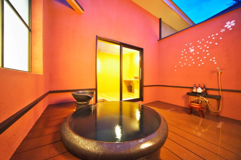 Isawa Onsen's Natural Hot Spring Bath