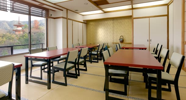 A Dining Room Facing the View — 'Heike'