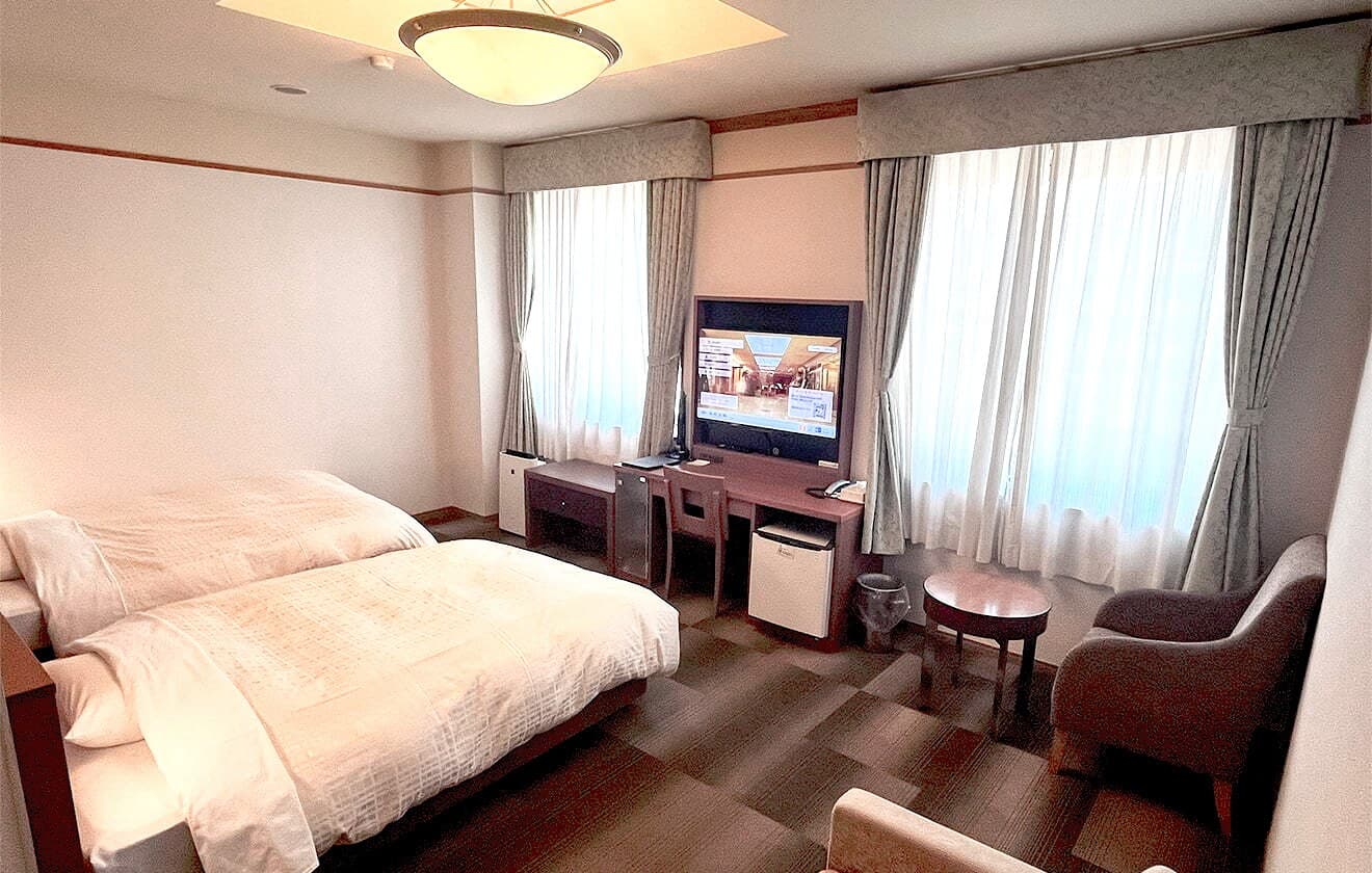 Spacious Deluxe Twins and Tatami Japanese Rooms