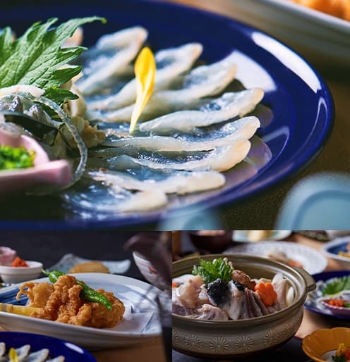 Fugu and Akita Beef