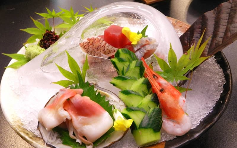 Seasonal Cuisine from Zao's Mountains and Sea
