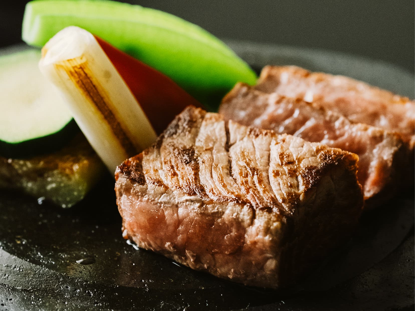 Kaiseki Finished with Aso Akaushi Beef