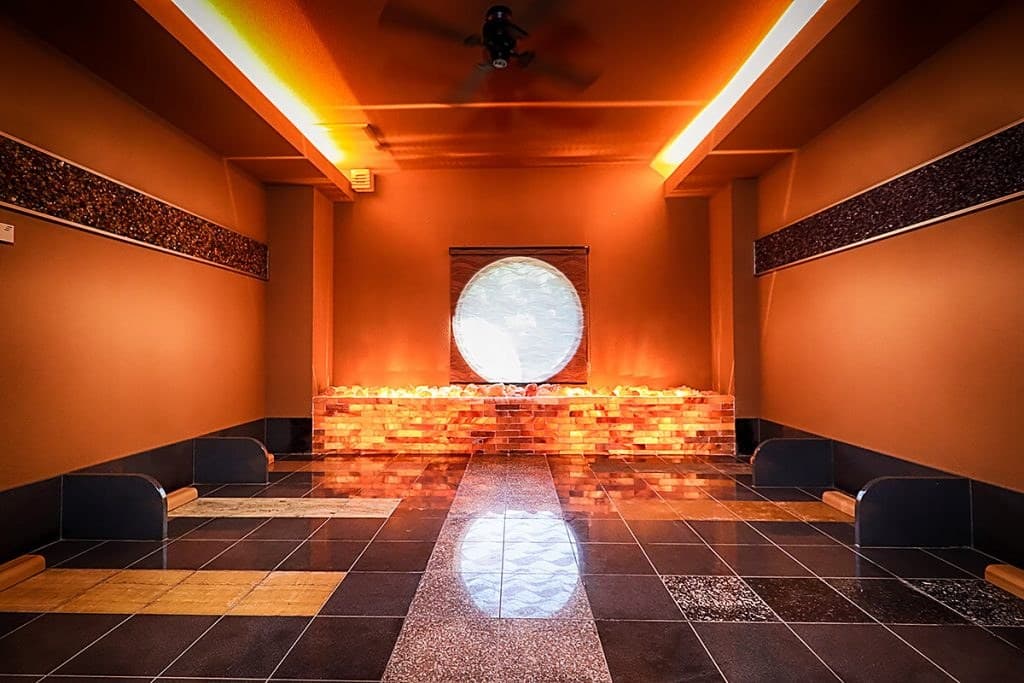 Gemstone Rock Bath and Sauna