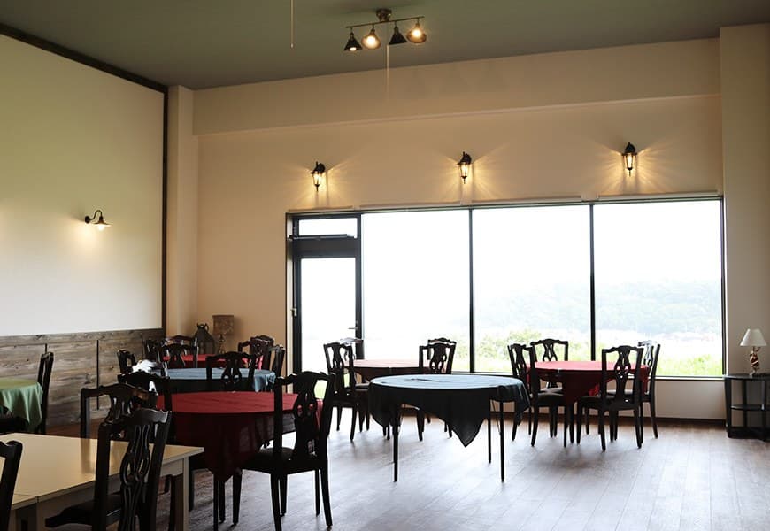 A Dining Room Overlooking the Harbor