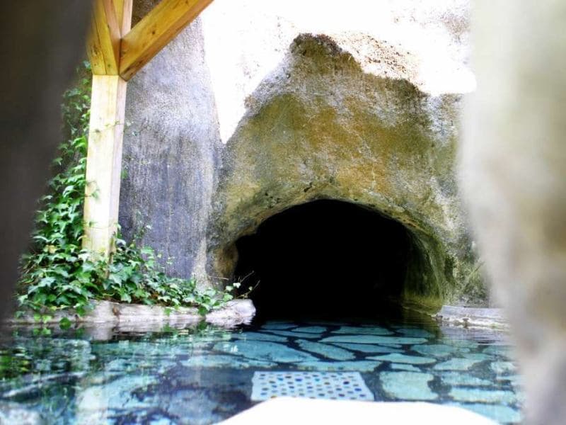 A Mysterious Cave Bath