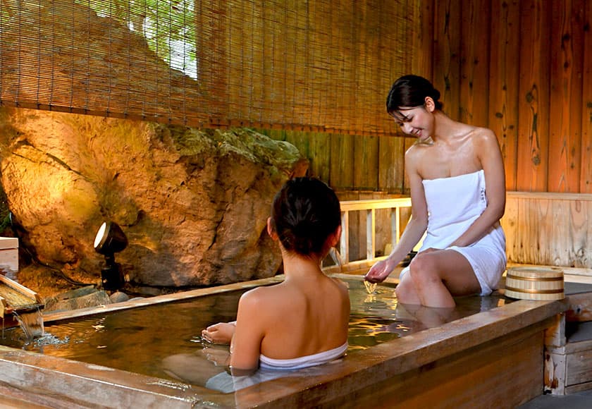 Baths Amid Gardens and Waterfalls