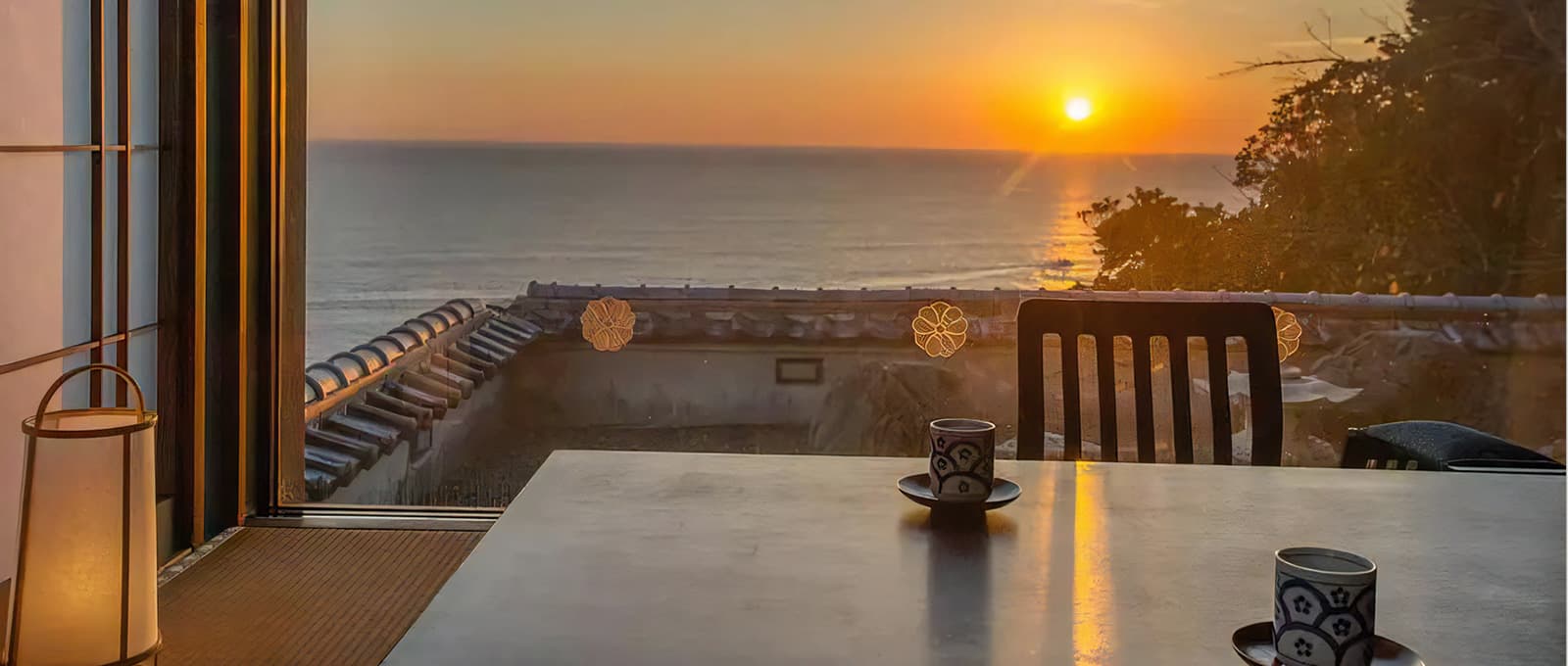Sunset Over the Sea