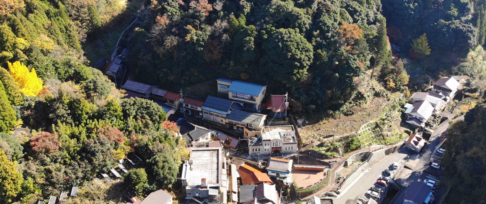 히로시마에서 차로 닿는 이와미의 산속